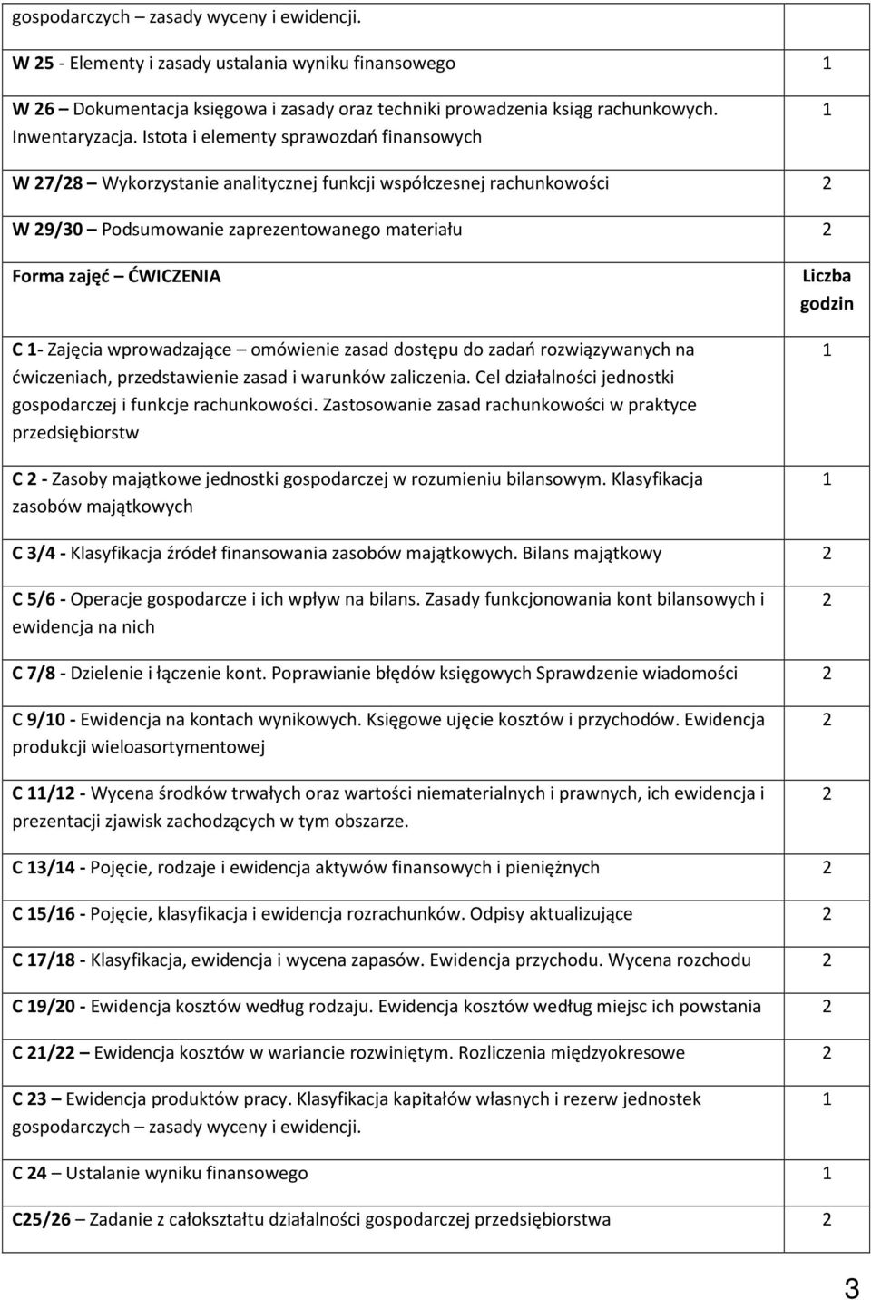 wprowadzające omówienie zasad dostępu do zadań rozwiązywanych na ćwiczeniach, przedstawienie zasad i warunków zaliczenia. Cel działalności gospodarczej i funkcje rachunkowości.