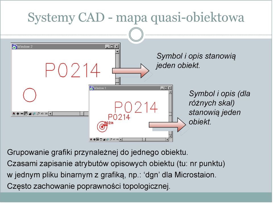 Grupowanie grafiki przynależnej do jednego obiektu.