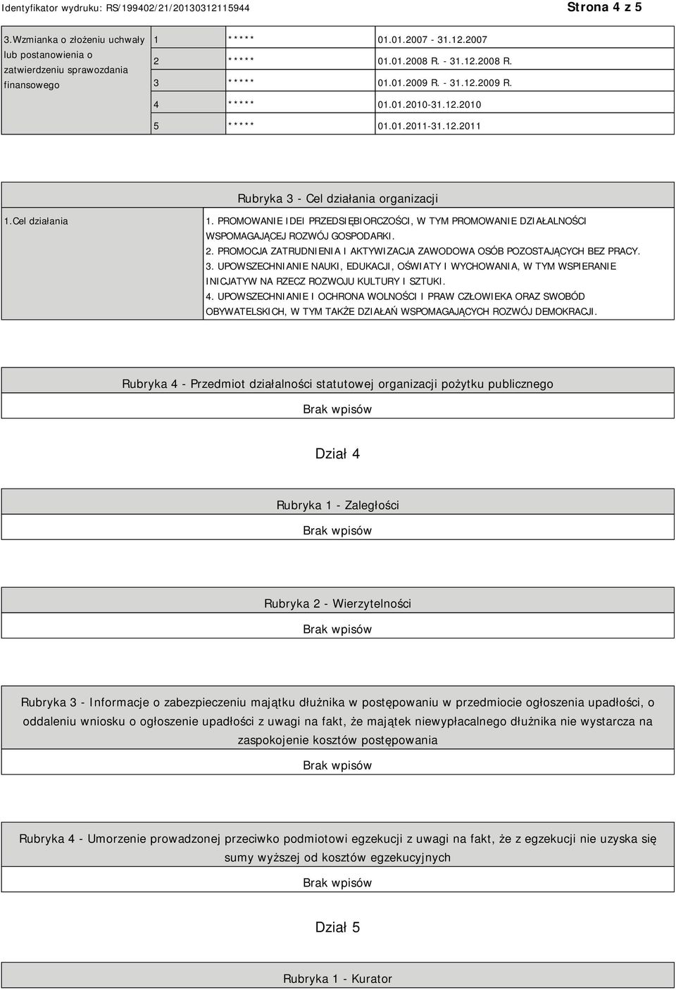 PROMOWANIE IDEI PRZEDSIĘBIORCZOŚCI, W TYM PROMOWANIE DZIAŁALNOŚCI WSPOMAGAJĄCEJ ROZWÓJ GOSPODARKI. 2. PROMOCJA ZATRUDNIENIA I AKTYWIZACJA ZAWODOWA OSÓB POZOSTAJĄCYCH BEZ PRACY. 3.