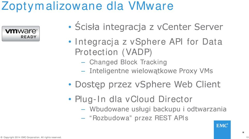 wielowątkowe Proxy VMs Dostęp przez vsphere Web Client Plug-In dla vcloud