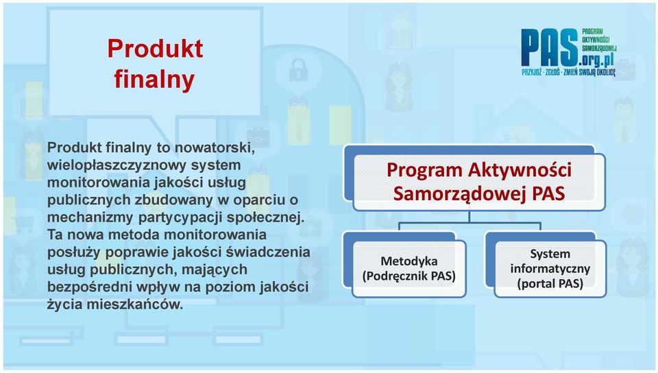 Ta nowa metoda monitorowania posłuży ł ż poprawie jakości ś świadczenia i d i usług publicznych, mających