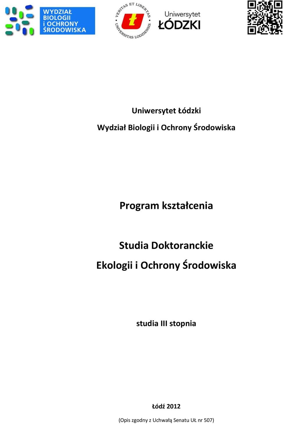 Doktoranckie Ekologii i Ochrony Środowiska