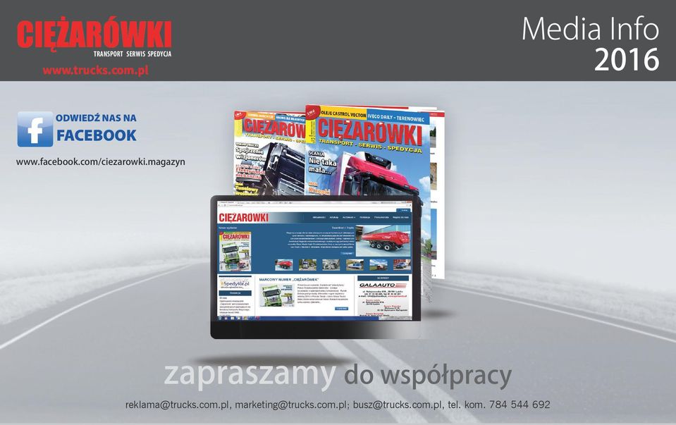 magazyn zapraszamy do współpracy reklama@trucks.