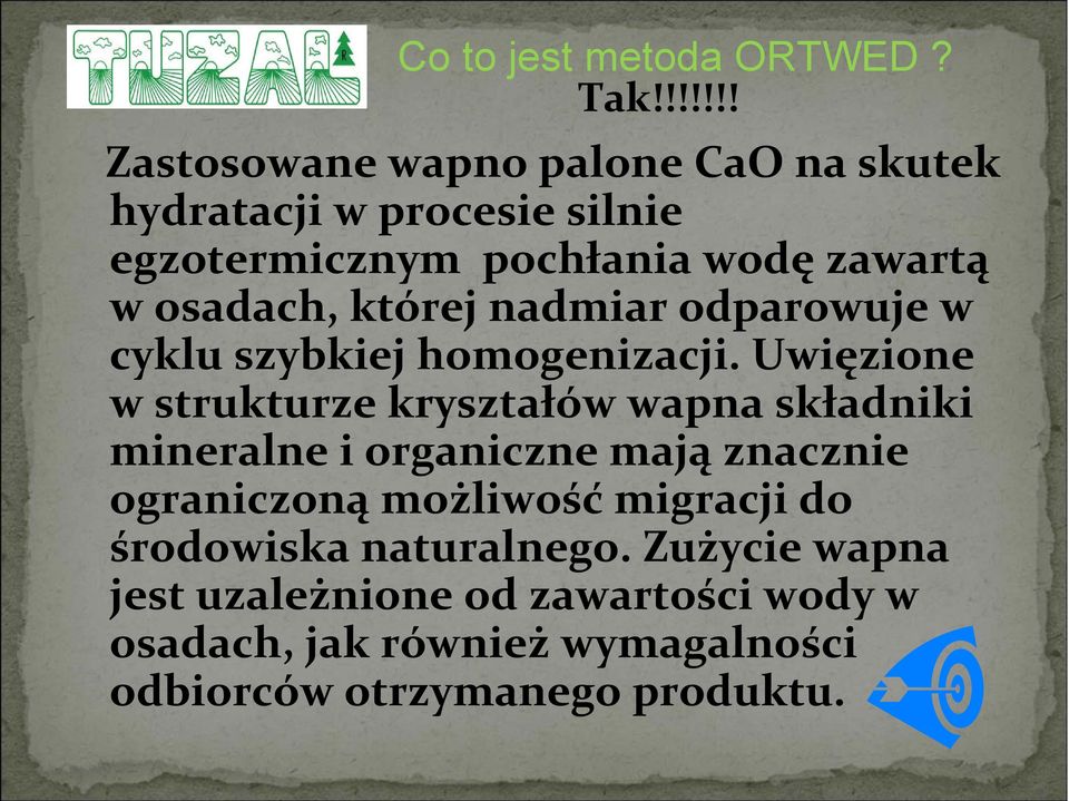 osadach, której nadmiar odparowuje w cyklu szybkiej homogenizacji.