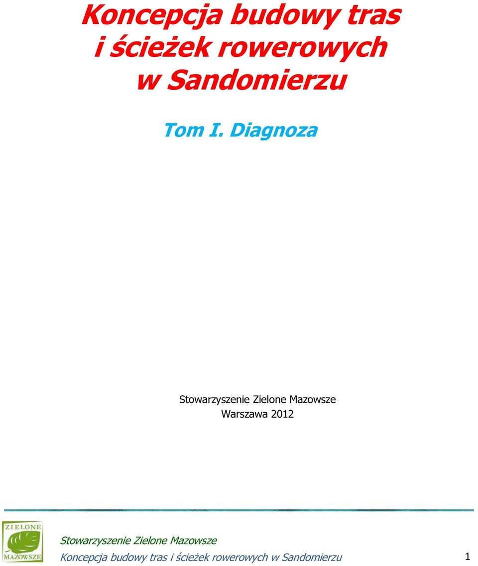 Diagnoza Warszawa 2012  rowerowych w