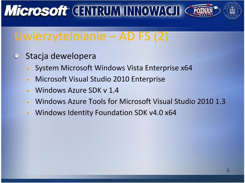Enterprise Windows AzureSDK v 1.