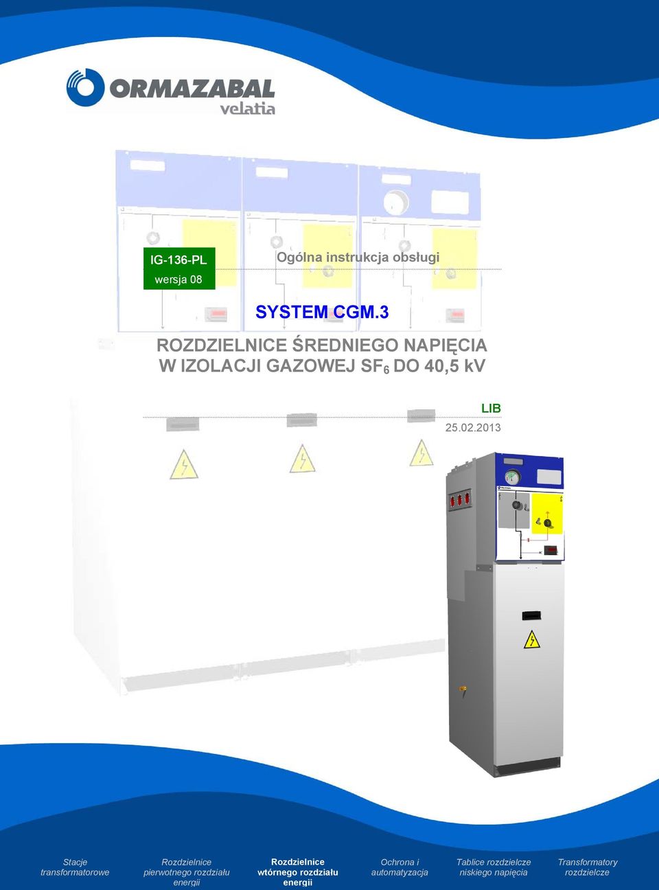 pierwotnego rozdziału energii Rozdzielnice wtórnego rozdziału energii