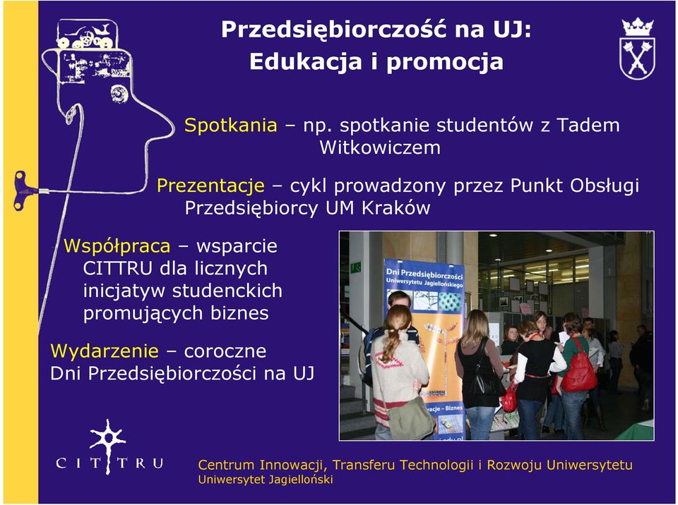 Punkt Obsługi Przedsiębiorcy UM Kraków Współpraca wsparcie CITTRU dla