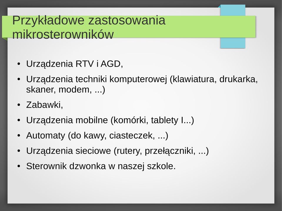 ..) Zabawki, Urządzenia mobilne (komórki, tablety I.