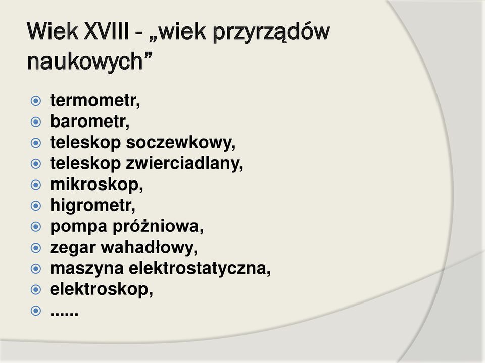 zwierciadlany, mikroskop, higrometr, pompa