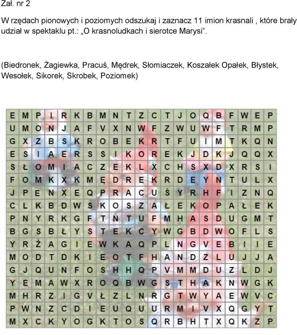 : O krasnoludkach i sierotce Marysi.