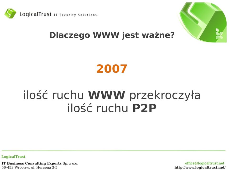 2007 ilość ruchu