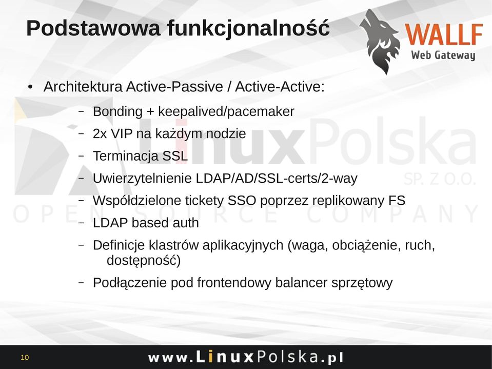 LDAP/AD/SSL-certs/2-way Współdzielone tickety SSO poprzez replikowany FS LDAP based auth