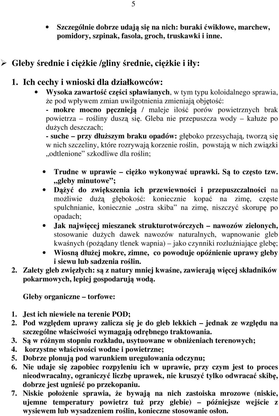 ilość porów powietrznych brak powietrza rośliny duszą się.