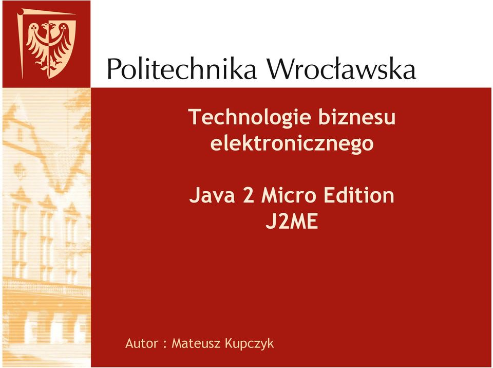 2 Micro Edition J2ME