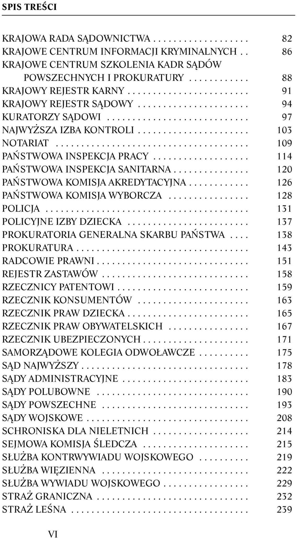..................................... 109 PAŃSTWOWA INSPEKCJA PRACY................... 114 PAŃSTWOWA INSPEKCJA SANITARNA............... 120 PAŃSTWOWA KOMISJA AKREDYTACYJNA.
