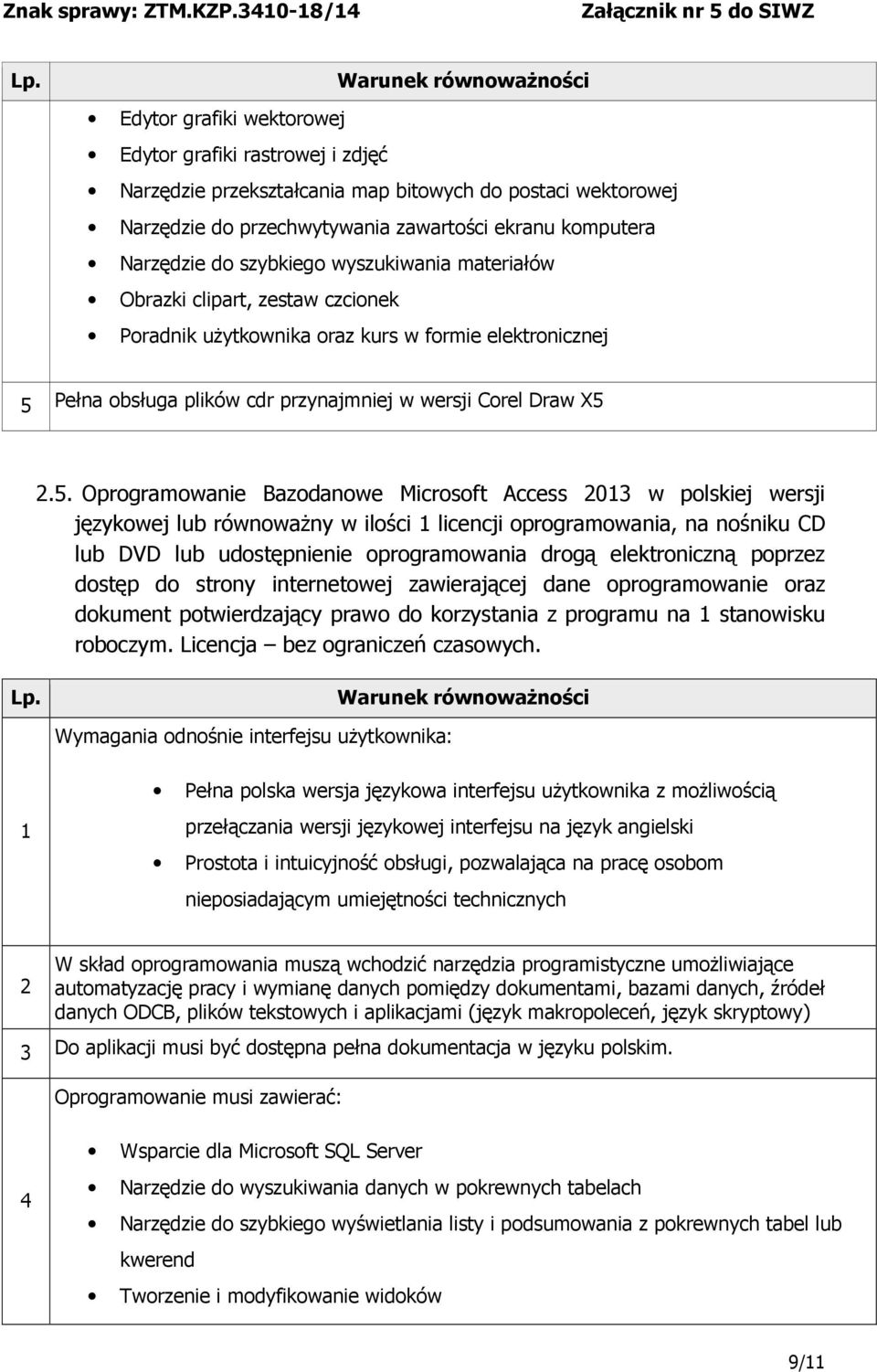 Pełna obsługa plików cdr przynajmniej w wersji Corel Draw X5 