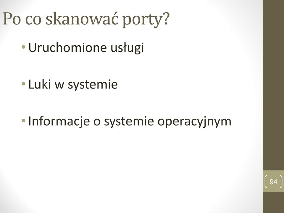 w systemie Informacje o