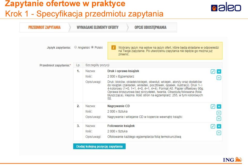 praktyce Krok 1 -