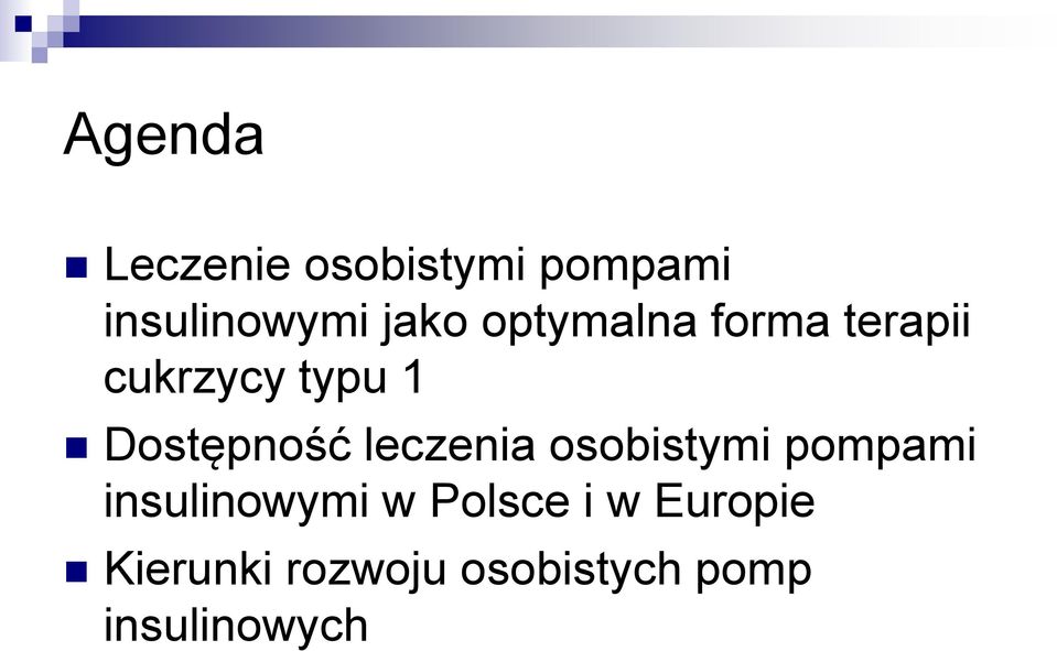 leczenia osobistymi pompami insulinowymi w Polsce i