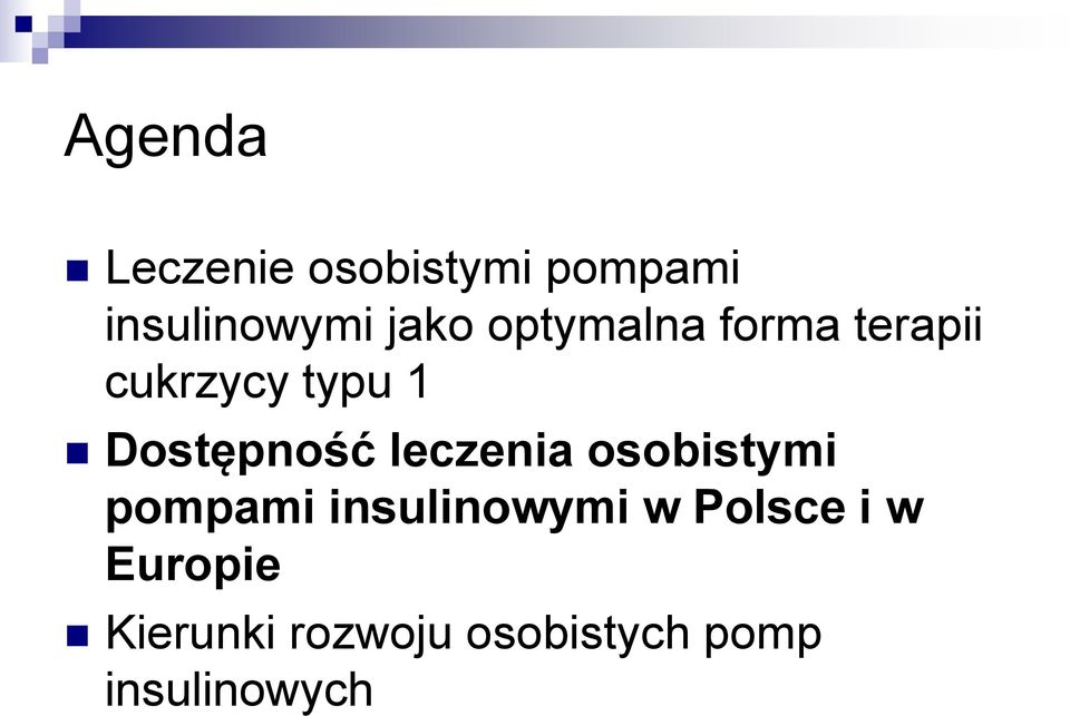 leczenia osobistymi pompami insulinowymi w Polsce i