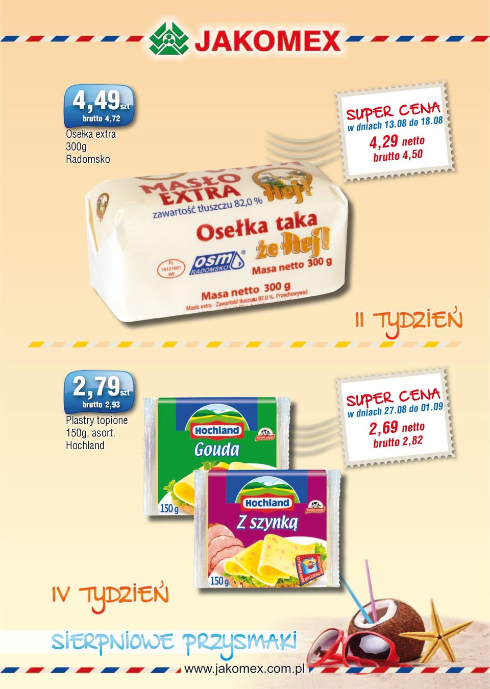 08 4,29 netto brutto 4,50 2,79 brutto 2,93 Plastry