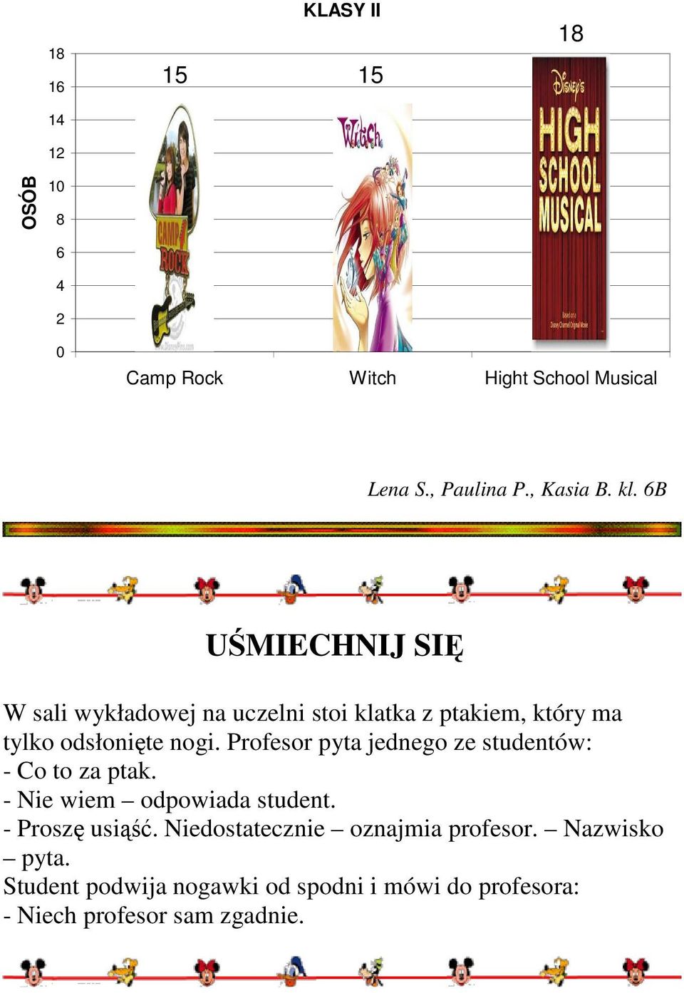 Profesor pyta jednego ze studentów: - Co to za ptak. - Nie wiem odpowiada student. - Proszę usiąść.