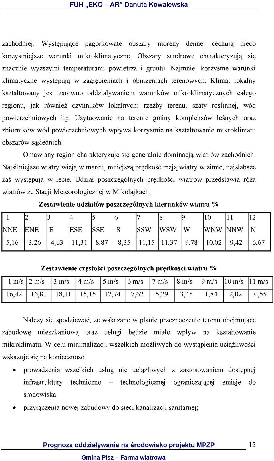 Klimat lokalny kształtowany jest zarówno oddziaływaniem warunków mikroklimatycznych całego regionu, jak również czynników lokalnych: rzeźby terenu, szaty roślinnej, wód powierzchniowych itp.