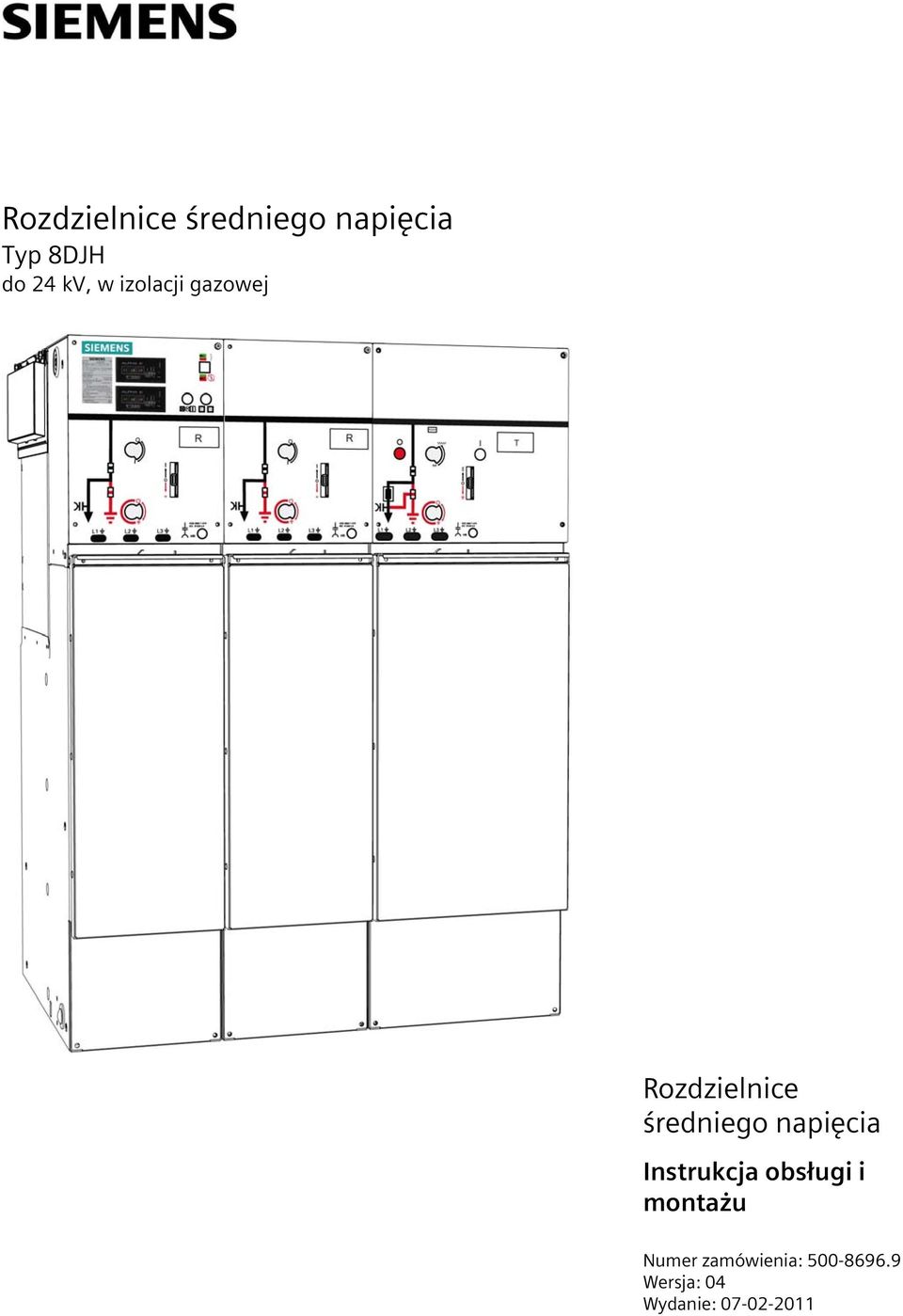 napięcia Instrukcja obsługi i montażu Numer