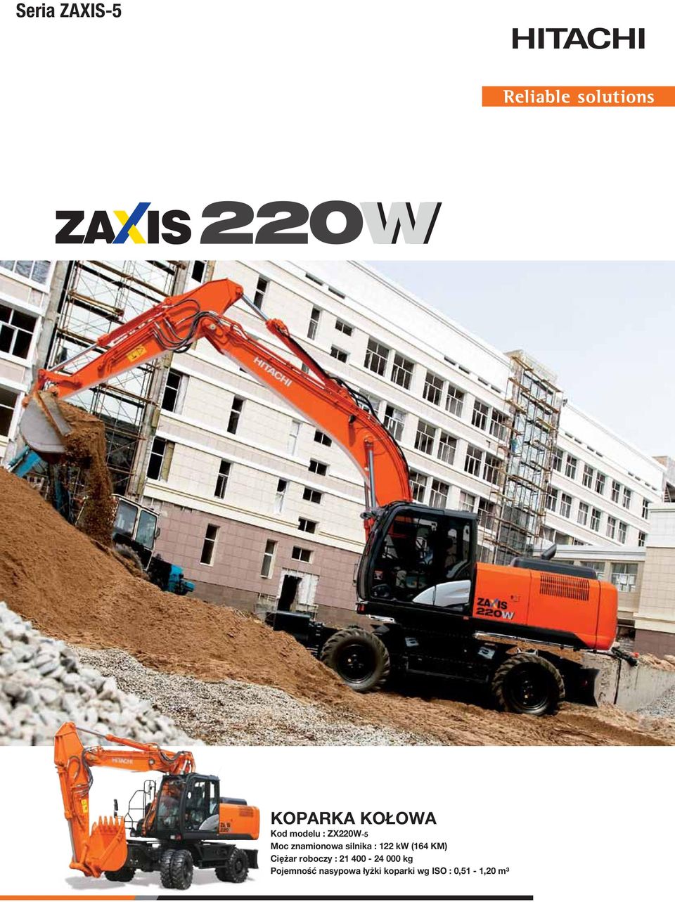 (164 KM) Ciężar roboczy : 21 400-24 000 kg