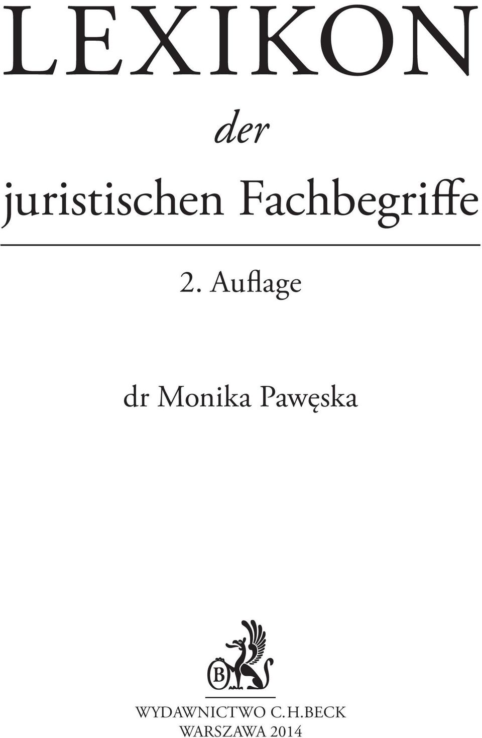 Auflage dr Monika Pawęska