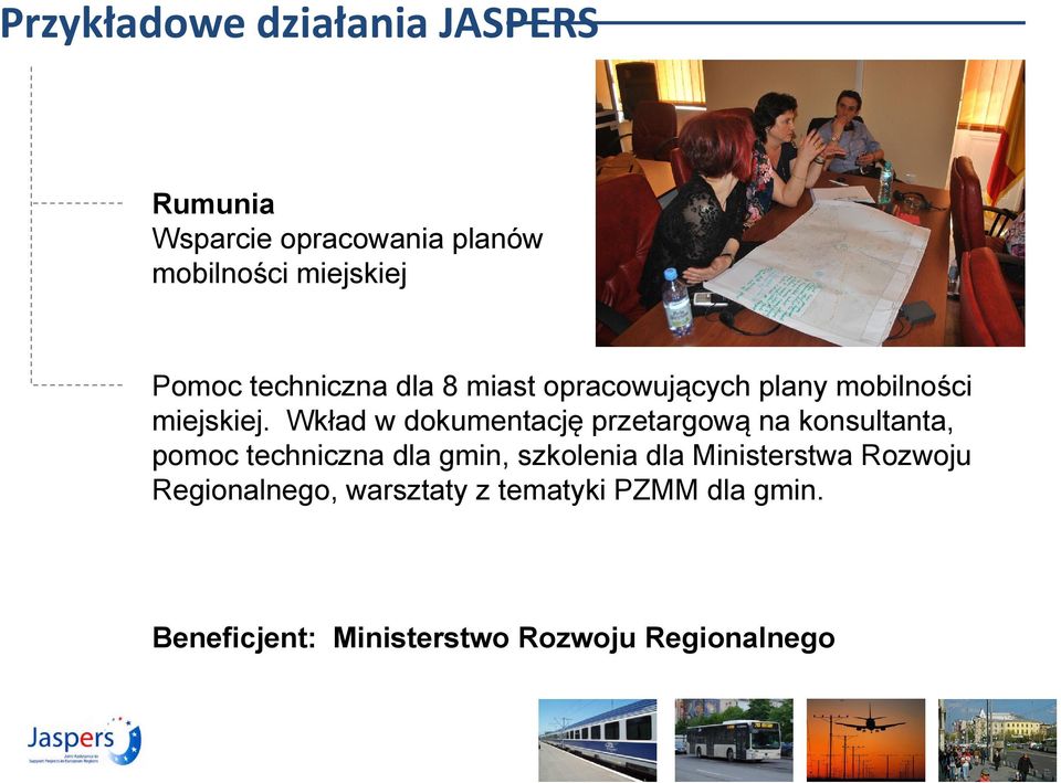 Wkład w dokumentację przetargową na konsultanta, pomoc techniczna dla gmin, szkolenia dla