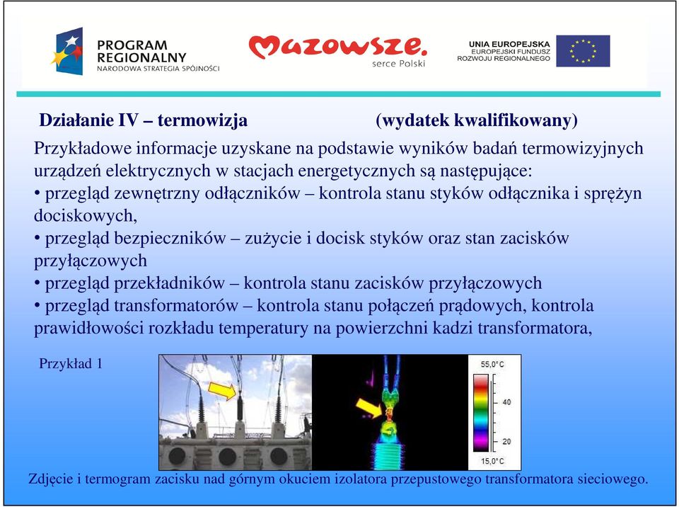 zacisków przyłączowych przegląd przekładników kontrola stanu zacisków przyłączowych przegląd transformatorów kontrola stanu połączeń prądowych, kontrola