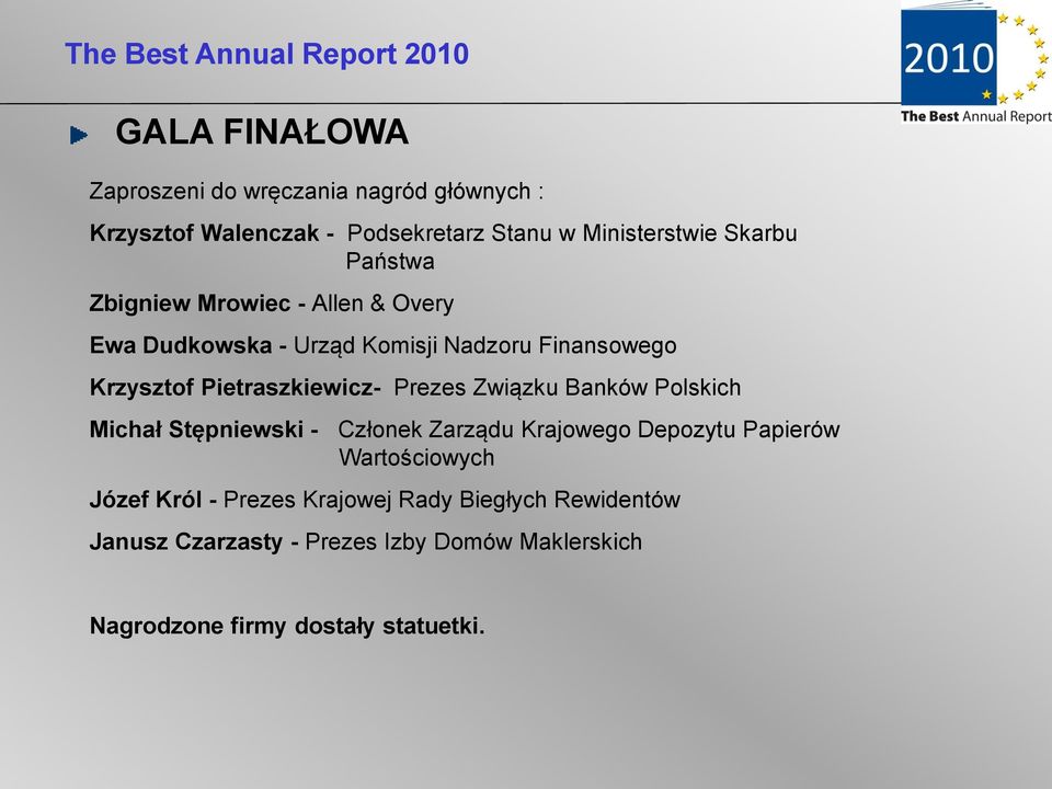 Prezes Związku Banków Polskich Michał Stępniewski - Członek Zarządu Krajowego Depozytu Papierów Wartościowych Józef Król