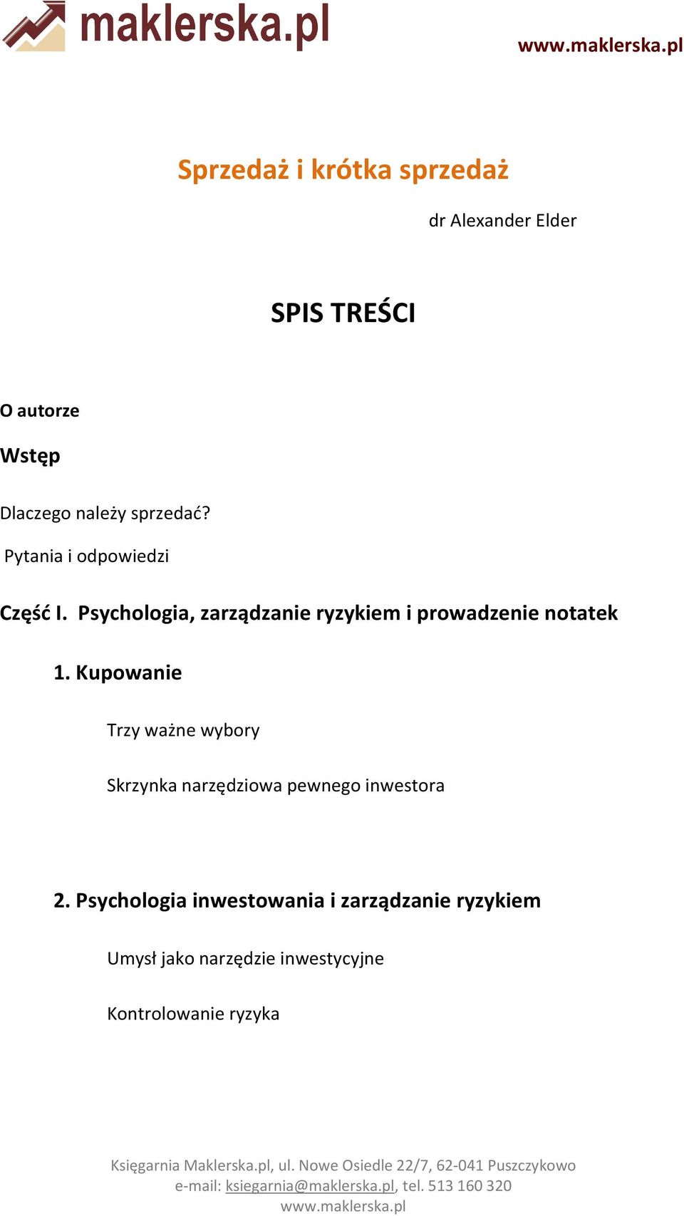 Psychologia, zarządzanie ryzykiem i prowadzenie notatek 1.