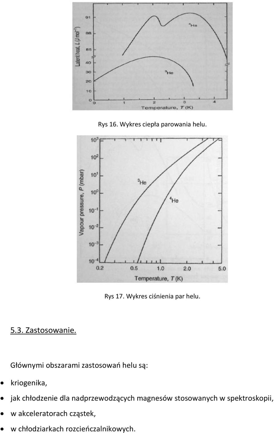 Głównymi obszarami zastosowań helu są: kriogenika, jak chłodzenie dla