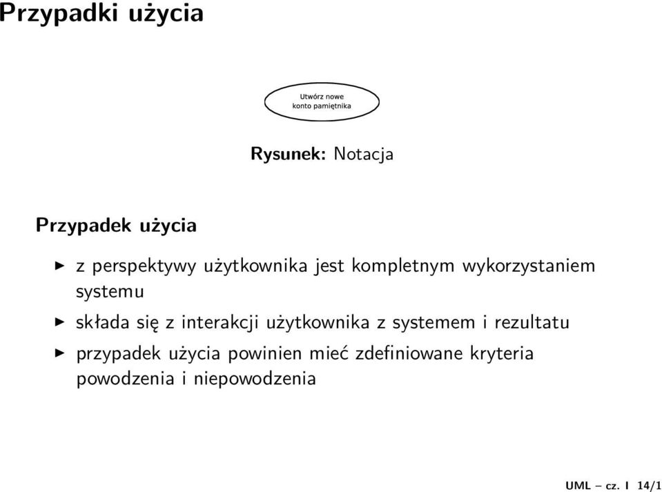 perspektywy użytkownika jest kompletnym wykorzystaniem systemu