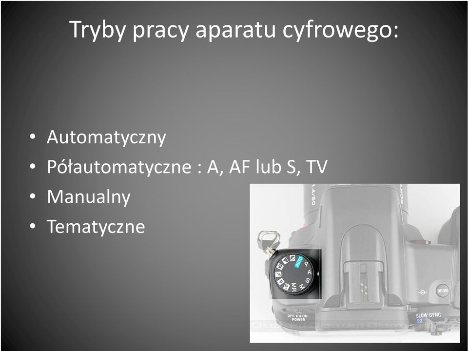 Półautomatyczne : A, AF