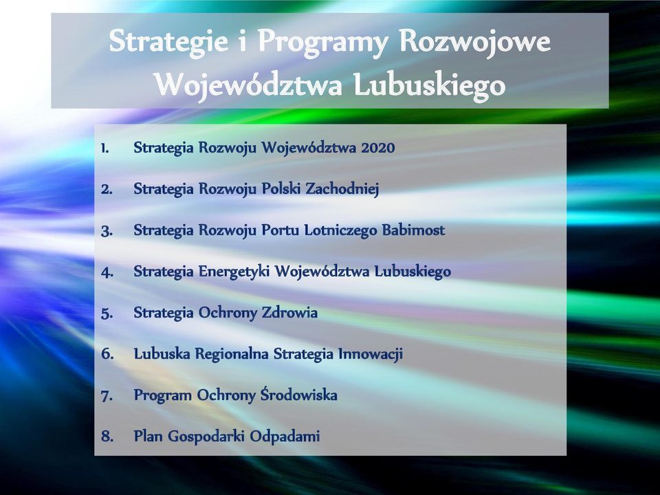 Strategia Rozwoju Portu Lotniczego Babimost 4.