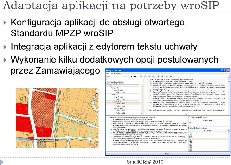 Integracja aplikacji z edytorem tekstu uchwały