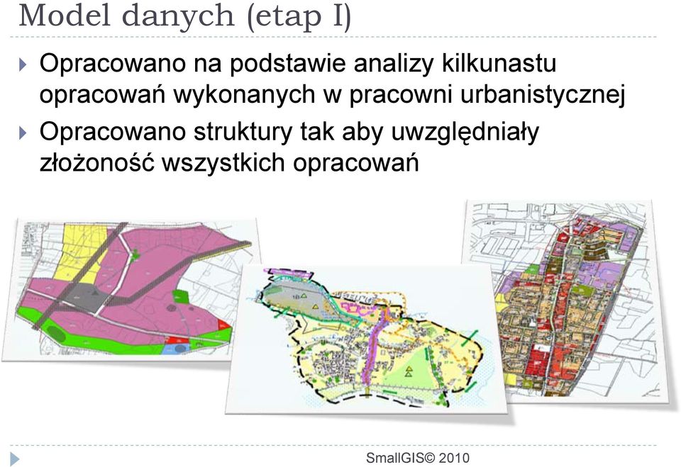 pracowni urbanistycznej Opracowano struktury