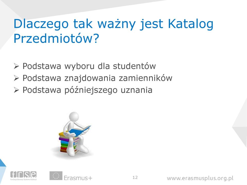 Podstawa wyboru dla studentów