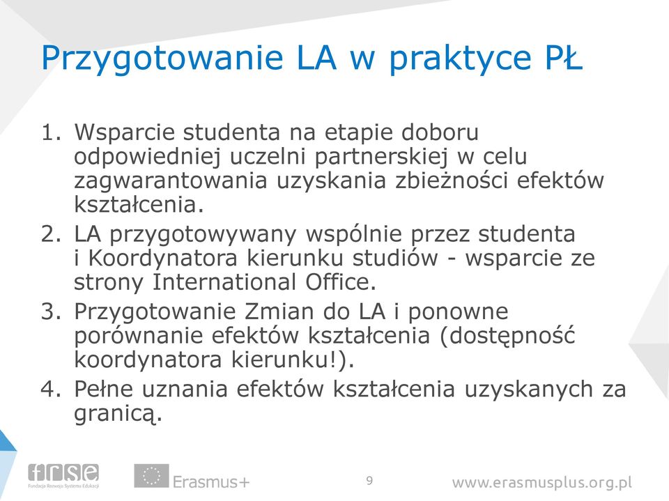 efektów kształcenia. 2.