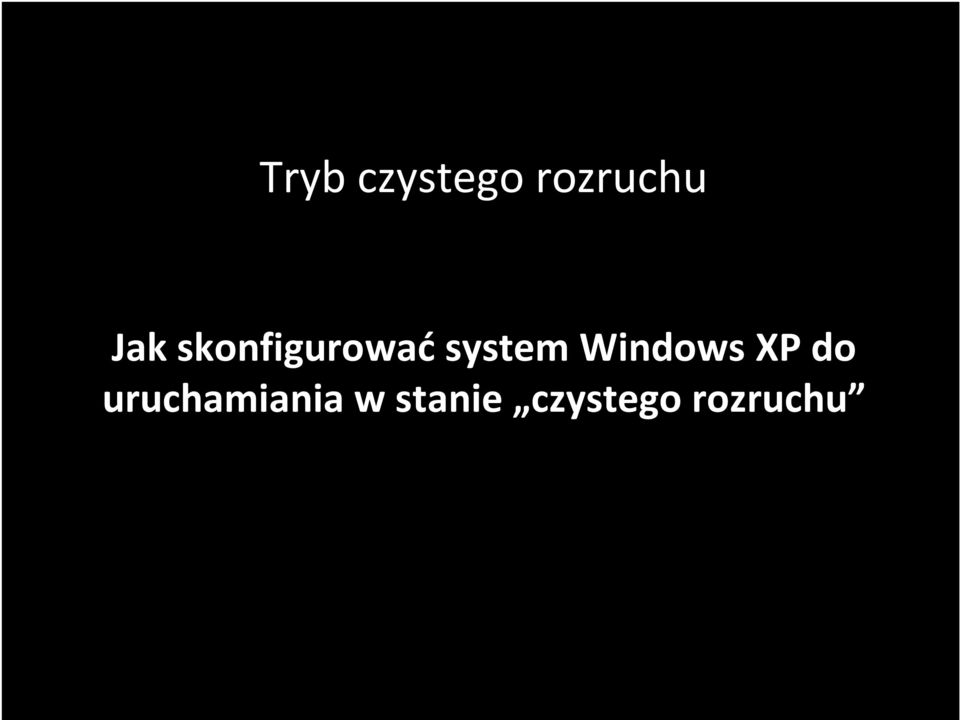 Windows XP do