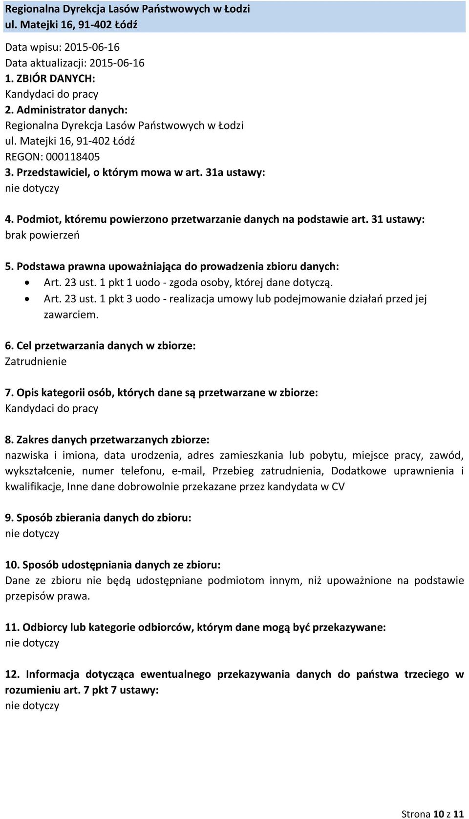 1 pkt 3 uodo - realizacja umowy lub podejmowanie działań przed jej zawarciem.