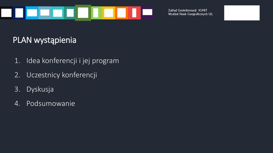 Idea konferencji i jej program 2.