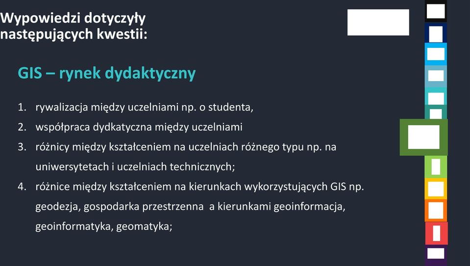 różnicy między kształceniem na uczelniach różnego typu np.