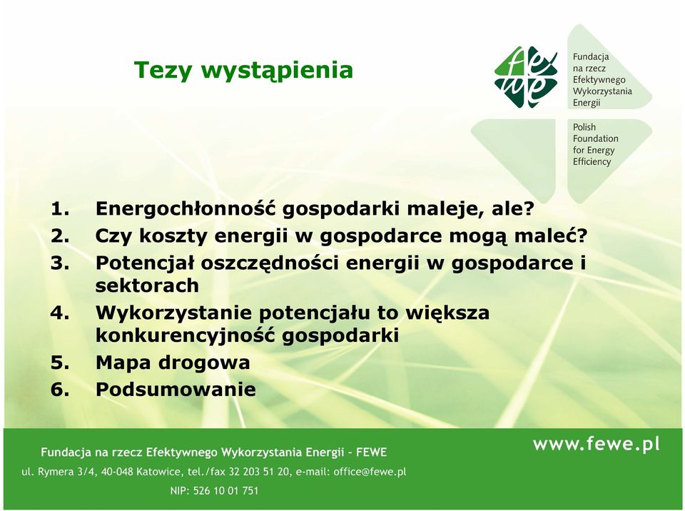 Czy koszty energii w gospodarce mogą maleć?