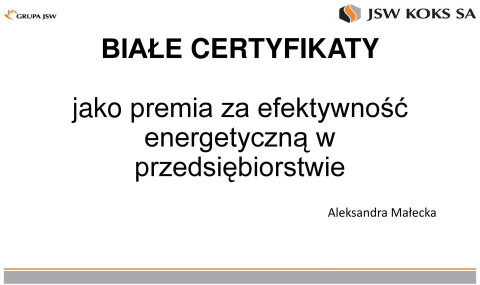 energetyczną w