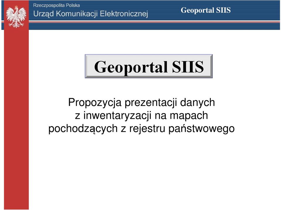 inwentaryzacji na mapach